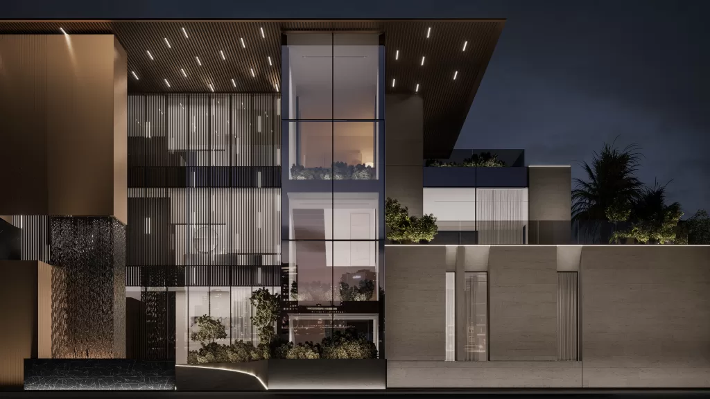 modern villa architecture dubai